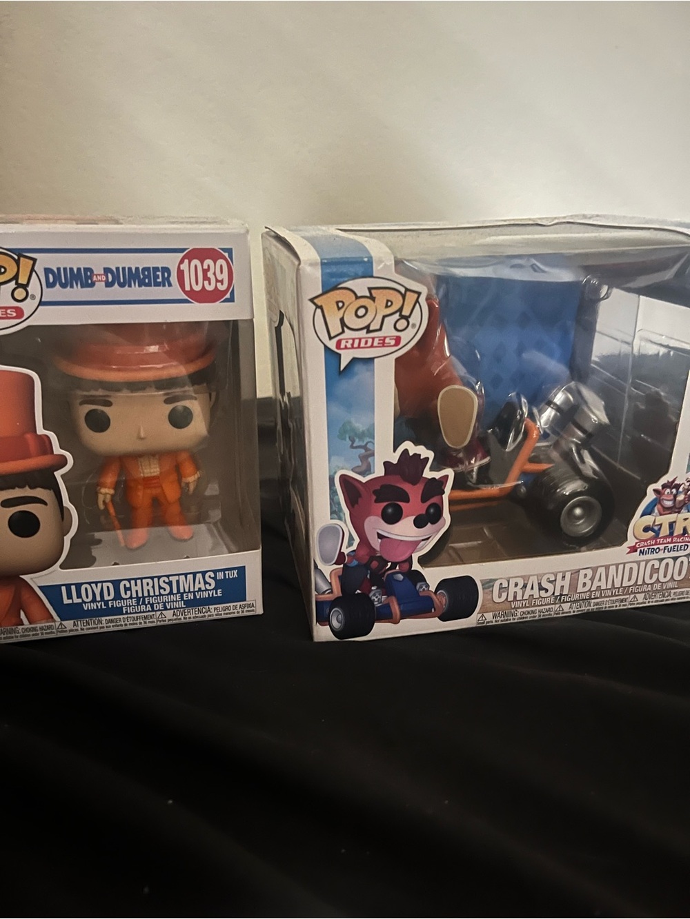 Funko Pop! Duo — Crash Bandicoot Kart & Lloyd Christmas in Orange